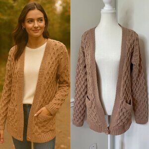 New Look Knitwear Chunky Knit Textured Cardigan 8